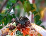 Hình bước làm 4 của món Mì Chũ xào bắp bò