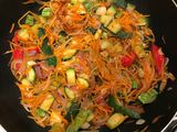 Arroz con vegetales