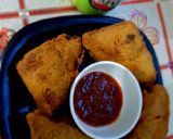 A picture of step 6 of Bread pakoda.