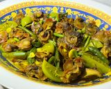 Foto langkah ke 7 dari resep Tumisan Kerang Dara Tomat Cabe Hijau.