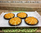 Foto del paso 7 de la receta: Tartaletas al Cacao con Orange Curd y Mandarina 🍊
