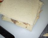 A picture of step 5 of Pinwheel cheese sandwich.