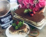 Hình bước làm 6 của món Tiramisu đơn giản không rượu, trứng