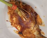 Foto langkah ke 4 dari resep Ikan Bawal Bakar Pedas Manis.