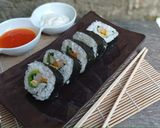 Foto langkah ke 6 dari resep Sushi rumahan.
