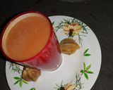 A picture of step 3 of African star fruit(agwaluma) smothie.
