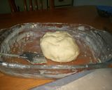 A picture of step 5 of Kaju Katli.