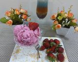 A picture of step 5 of Strawberry ice cream.