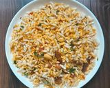 A picture of step 6 of Bombay mix.