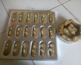Foto langkah ke 8 dari resep Lidah kucing Almond greentea.