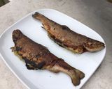 Une image de l'étape 6 de Truites farcies aux herbes et citron confit (à la plancha).