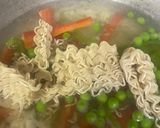 A picture of step 3 of Sunday Maggi Dhamaka Lunch #Maggipizza #Maggisizzler #MaggicabbageRolls #MaggiManchurian #MaggiSoup.