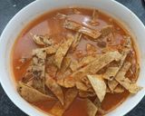 A picture of step 4 of Tortilla Soup.