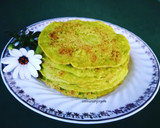 Foto del paso 5 de la receta: Pancakes con hojas de cebolletas y zanahoria sin gluten