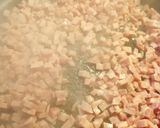 A picture of step 1 of Broccoli, Ham and Cheese Fried Burritos.