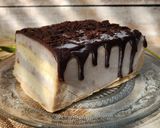 Foto del paso 22 de la receta: 🍌Torta helada / Postre banana split - con dulce de leche y mantequilla de maní bañado en chocolate🍌