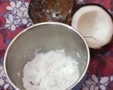 A picture of step 1 of Coconut milk dry fruit sevai.