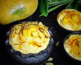 A picture of step 4 of Amrakhand (Mango Shrikhand).
