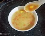 A picture of step 3 of Mix veg soup.