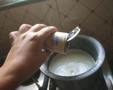 A picture of step 2 of Orange Malai.
