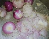 A picture of step 1 of Methi sabzi.
