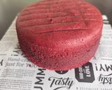 Foto langkah ke 6 dari resep Cake Red Velvet Gluten Free.