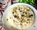 A picture of step 6 of Sandwich dhokla.