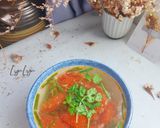 Hình bước làm 4 của món 🔸️CANH CÀ CHUA THỊT BĂM