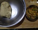 A picture of step 4 of Chinese platter(with wheat flour spring roll).