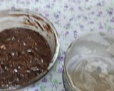 A picture of step 7 of Christmas special eggless plum cake.