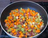A picture of step 3 of Beef ragu.