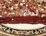 Une image de l'étape 16 de Marbré glaçage chocolat noir🍫 pistaches noisettes 🍵.