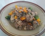 Foto langkah ke 3 dari resep Cah Brokoli wortel ayam (Gak pake minyak).