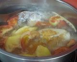 Hình bước làm 1 của món Canh chua cá thu