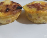 Foto del paso 5 de la receta: Muffin de huevos, bacon, salami y queso