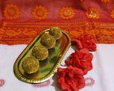 A picture of step 4 of Coconut Jaggery Ladoo.