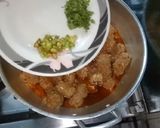A picture of step 6 of Muthi Kabab Masala Salan.