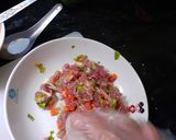 รูปขั้นตอนการทำที่ 3 ของ ข้าวต้มไข่หมูสับ (หม้อหุงข้าว)
