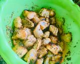 Foto del paso 10 de la receta: ENTRADA FRÍA DE FIDEOS MOSTACHOL Y POLLO (con condimento cremoso y crutones) 🥗🥙🥗