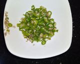 A picture of step 3 of Crispy Potato And Pea Fry.