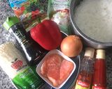 Foto langkah ke 1 dari resep Salmon Mentai Rice Tanpa Oven (Pakai Happy Call).