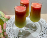 عکس مرحله 2 از دستور یخ در بهشت سه رنگ Three-color smoothie