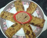 A picture of step 6 of Savoury french toast.
