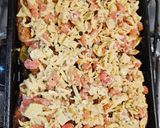 Foto del paso 6 de la receta: Chorizos con papas y boniatos al horno
