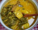 Foto langkah ke 4 dari resep Lodeh Terong Kacang Panjang.