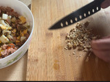 Saam de ensalada de lentejas