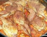 Foto del paso 6 de la receta Codornices a la cazadora con salsa de chocolate