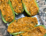 Foto del paso 4 de la receta: Calabacines rellenos de tomate y queso