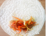 Foto del paso 4 de la receta: Rollitos de primavera de jamón, verduras y 5 especias