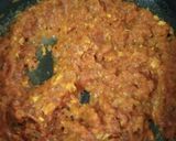A picture of step 4 of Masala bhindi.